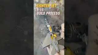F-16 Fighting Falcon assembly and Paint process #scalemodel #modelaircraft #scalemodelbuilding