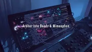 First Day With Instruo Arbhar | Ambient Eurorack| Arbhar into Beads & Mimeophon