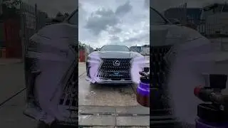 Satisfying snow foam car wash ❤️ 