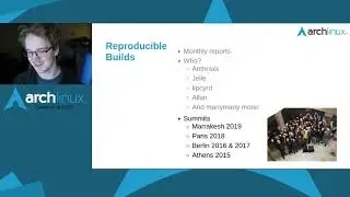 Arch Conf 2020 - The State of Reproducible Builds
