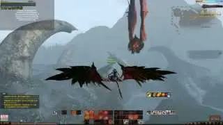 Взлет дракона - глайдер с Кракена (морского босса Archeage)