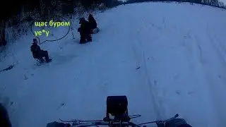 Прогазовка по реке на мопедах Delta RM 24 125cc и izih bike,угрозы от рыбаков