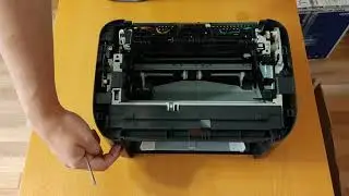 Снятие и установка левой крышки принтера Canon i-SENSYS LBP6000 6018 6020 6030 6040