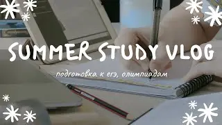 летний стади-влог: егэ, олимпиады, приборка