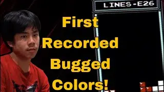 FIRST Recorded Bugged Color Run! - NES Tetris