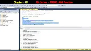 SQL Server - STRING_AGG function in SQL server