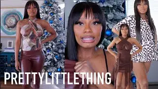PrettyLittleThing Try On Haul | Vlogmas Day 2 | Starring Shameka