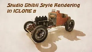 Studio Ghibli Style Render test in Iclone 8