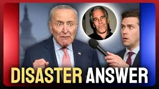Schumer IMPLODES When Asked One Simple Epstein Question (Hard To Watch)