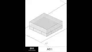 Architectural Diagram Animation - 291 House by remyarchitects using #aftereffects