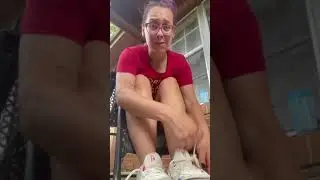 After run sock removal-Goddess Lolla