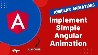 25. How to do Simple Angular Animation using State, Style, Transition, Animate functions - Angular16
