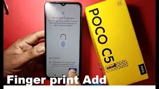 How To Add Finger print password Poco C51 ! 2023