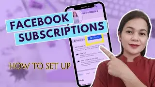 Paano Mag Set Up ng Facebook Subscriptions