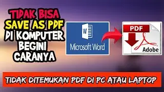 CAN'T SAVE MICROSOFT WORDS FILE TO PDF, HERE'S HOW!!