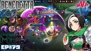 Top Global Benedetta Gameplay | Death Oath | Mobile legends