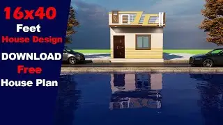 small house plan 16x40 east facing