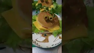 Бутерброд из Смешариков в реальной жизни😁😋. 