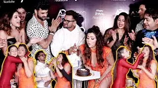 Akanksha Puri Birthday Cake Cutting With Keshari Lal, Isha Malviya, Divyanka, Vivek, Vishal, Umar