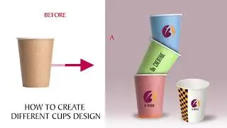 How to present your logo with mockup. Adobe photoshop tutorial
