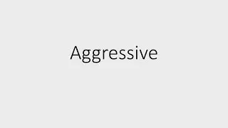 Aggressive Meaning