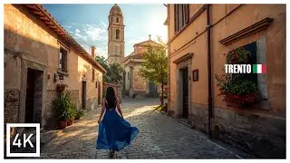 Italy’s Hidden Gem of the Dolomites 🇮🇹 Trento 4K UHD Walking Tour