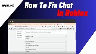 How To Fix Chat In Roblox | Solve Roblox Message Setting Glitch (2024)