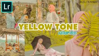 Yellow Lightroom preset | Free Download XMP & DNG | Tutorial edit foto Yellow di aplikasi lightroom