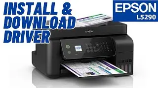 Cara menghubungkan ke laptop atau install driver printer Epson L5290 ecotank