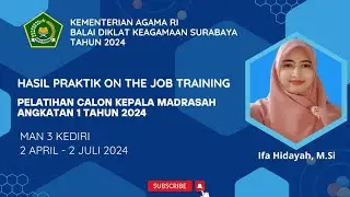 Hasil Praktik OJT Pelatihan Cakamad Angkatan 1 Tahun 2024