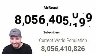 MrBeast passes the world population