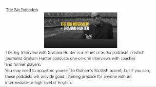 Learn English With Football - Five Free Resources For English Listening Practice