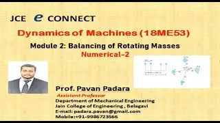 DOM : Numericals on Balancing of Rotating Masses (Part-2)