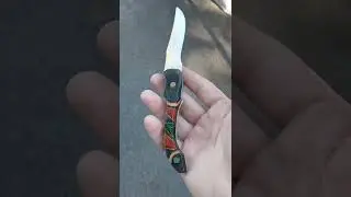 Выкидной нож тюремной работы.