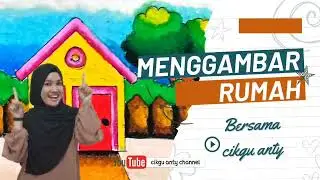 menggambar dan mewarnai rumah sederhana @cikguanty1775