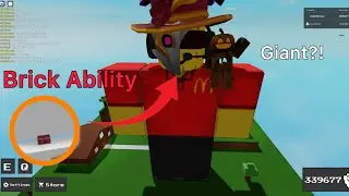 Becoming GIANT with the Brick Ability! 🧱 - Ability Wars