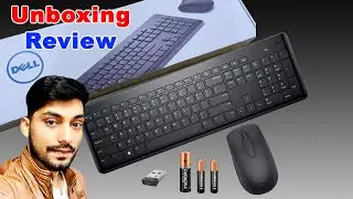 Dell km117 wireless keyboard & mouse review in hindi | Dell wireless keyboard and mouse UNBOXING