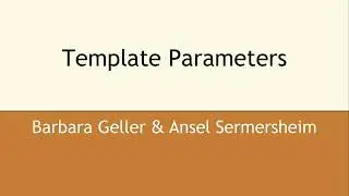 Template Parameters