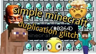 Minecraft duplication glitch EASY