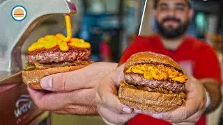 CREME DE CHEDDAR PRA NINGUÉM BOTAR DEFEITO! CREMOSO E SEMPRE QUENTE | Hambúrguer Perfeito