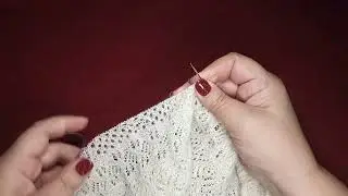 ГОРОХИ. Как вязать оренбургские горохи в паутинке