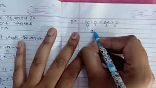 Class8th Chapter 2 NCERT BOOK Linear equations in one variable exercise 2.3(question number 8,9,10)