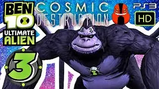 Ben 10 Ultimate Alien Cosmic Destruction PS3 » Part 3 - Ultimate Spider Monkey « [1080p]