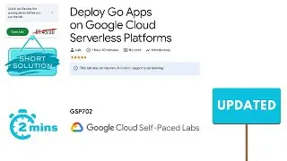 Deploy Go Apps on Google Cloud Serverless Platforms | 
