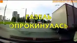 ГАЗЕЛЬ ОПРОКИНУЛАСЬ Чебоксары кольцо Мега Молл