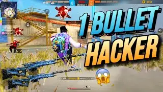1 Bullet 4 Kill 🤬 Hacker 🫡 || Free Fire Headshot Hacker ⚡️