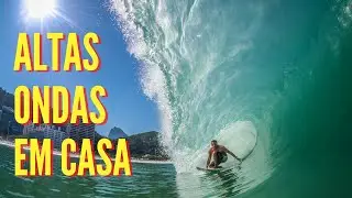 ONDAS PERFEITAS EM CASA! É SEMPRE MELHOR. PIPELEME!