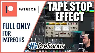 #8 - TAPE STOP Effect with Abbey Road Vinyl Plugin by Waves | Studio One Tutorial