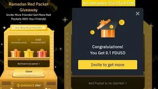 Binance Ramadan Red Packet Giveaway | Earn Free FDUSD from Binance