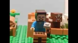 LEGO Minecraft - Steve's Never Safe (Lego Stop Motion Animation/Brickfilm)